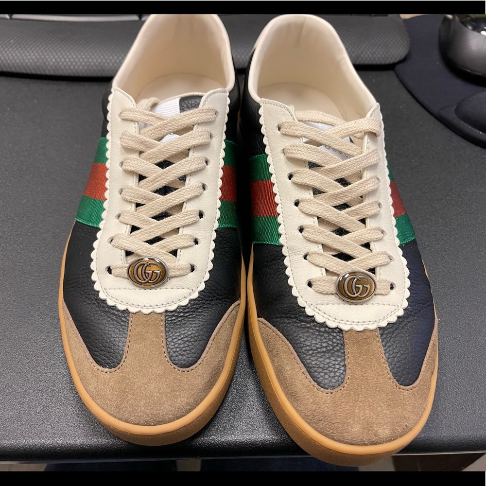 Gucci 7 1/2 (11 regular women size) Black Sneakers | Male or Female